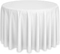 108in Round Tablecloths - 10 Premium Polyester Linens for Events