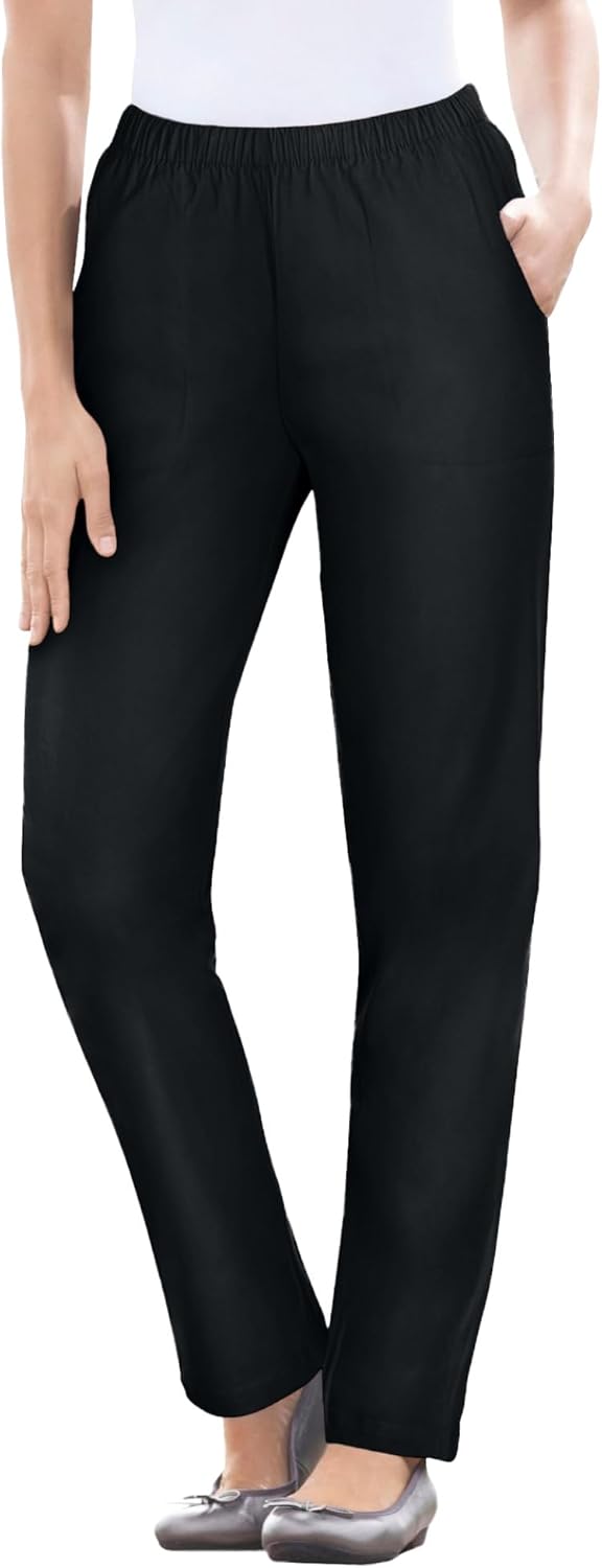 Woman Within Plus Size Straight Leg Denim Jean for Comfort