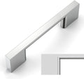 Polished Chrome Cabinet Pulls 3 in Hole Centers - 10 Pack
