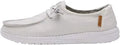 Hey Dude Wendy Canvas Womens Lace Up Loafers - Lightweight Comfort