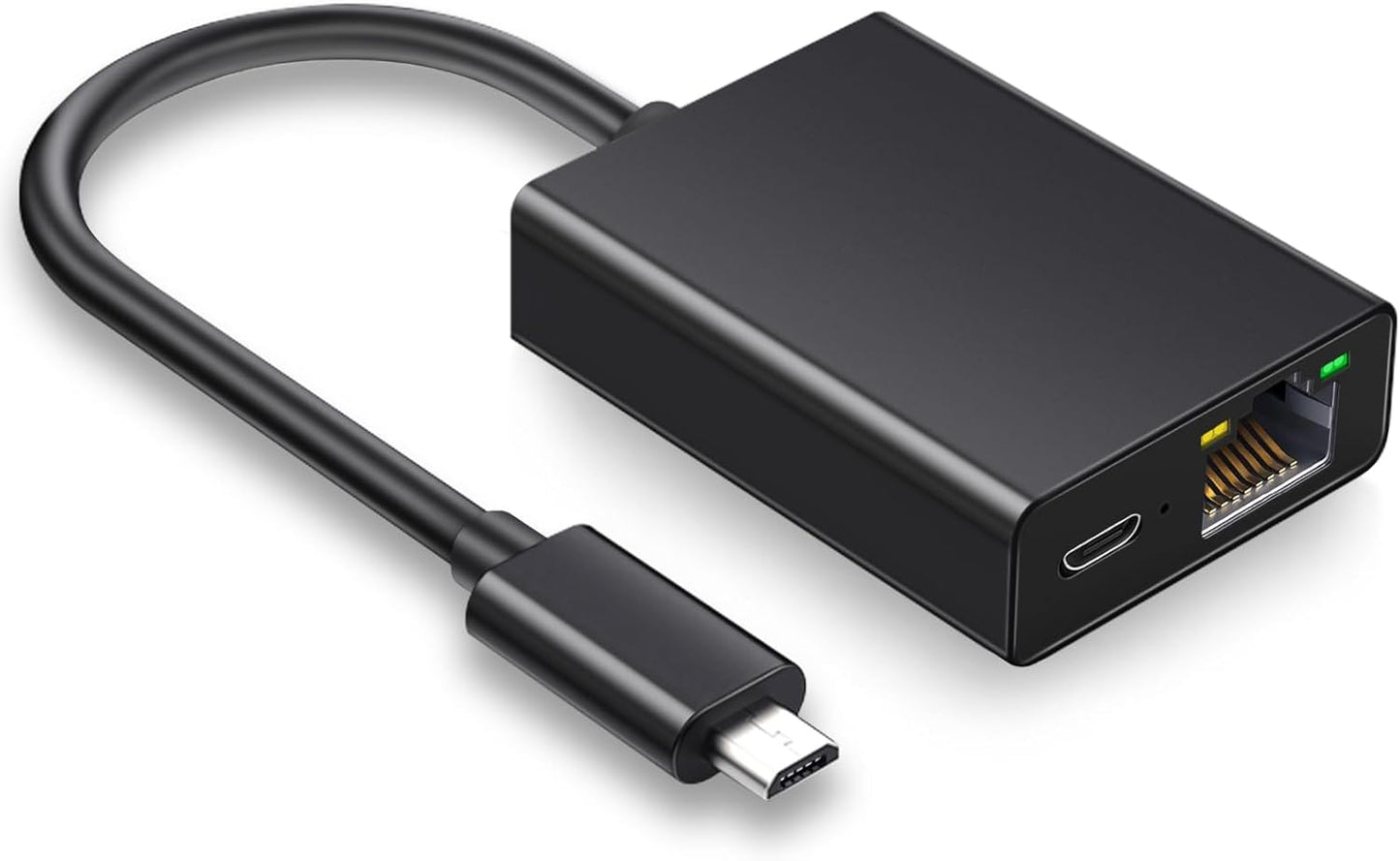 High-Speed Ethernet Adapter for Fire TV Stick - Black
