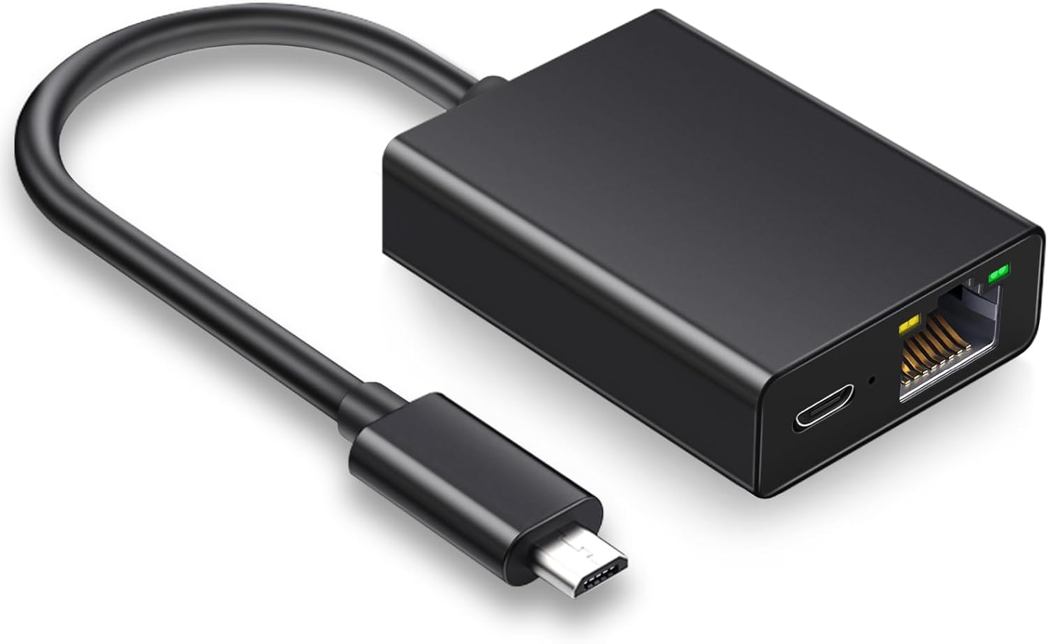 High-Speed Ethernet Adapter for Fire TV Stick - Black