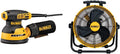 DEWALT Random Orbit Sander and 20in High-Velocity Fan - Versatile Shop