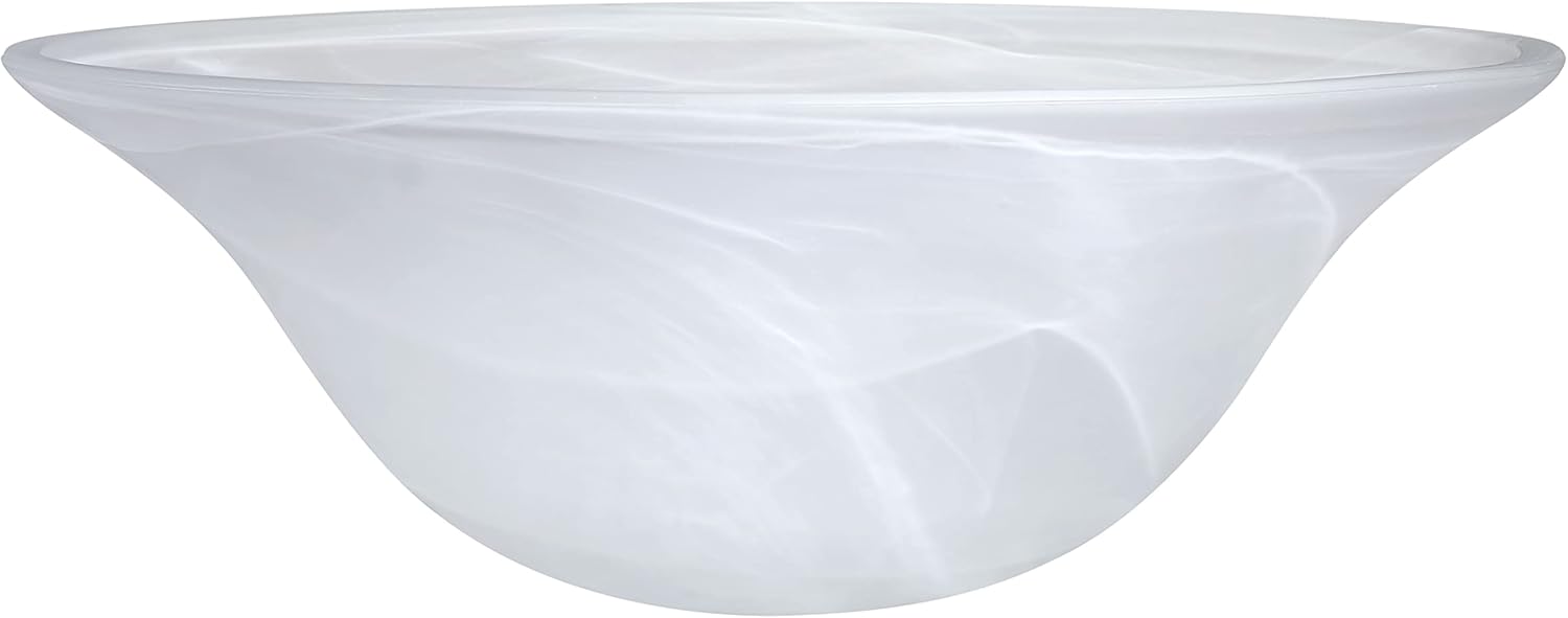 Aspen Creative Replacement Glass Shade for Torchiere and Pendant