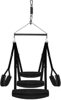 BDSM Sex Swing Bondage Kit - Adjustable Padded Sling for Couples