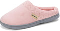 Dearfoams Women's Lightweight Memory Foam Darcy Velour Clog - Cozy