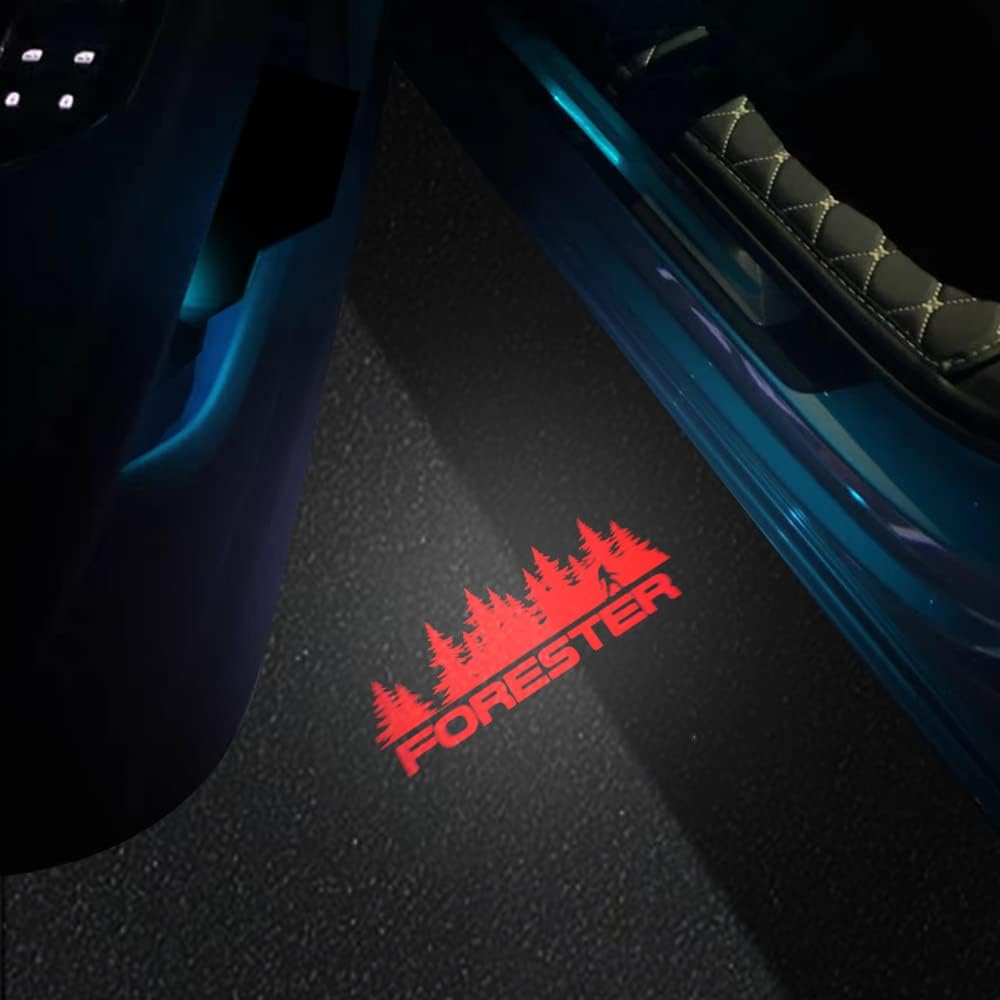 Forester Red LED Logo Lights - Non-Fading Brilliance!