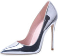 Elisabet Tang Women Pumps Pointed Toe Stilettos 4.7in - Wine Cup Heel