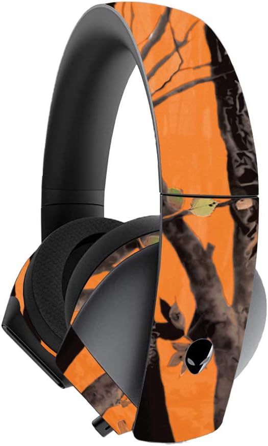 Protective Orange Camo Skin for Alienware Headset