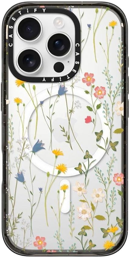 CASETiFY Impact Case for iPhone 16 Pro with Floral Design