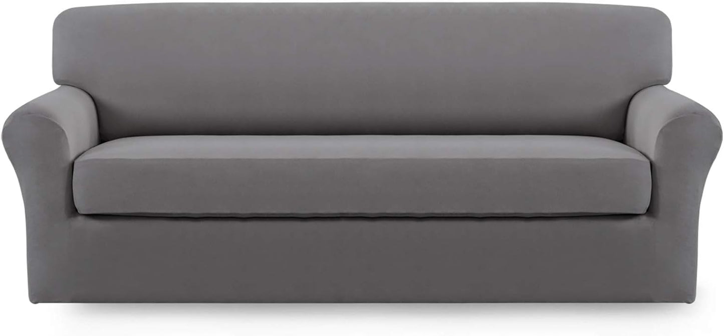 Easy-Going Microfiber Stretch Sofa Slipcover for Kids and Pets