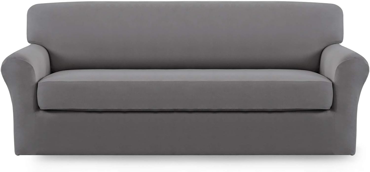 Easy-Going Microfiber Stretch Sofa Slipcover for Kids and Pets