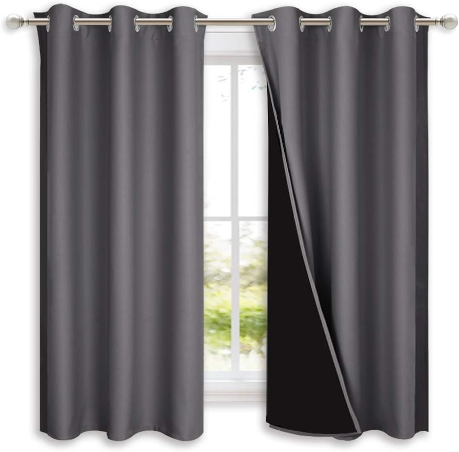 NICETOWN Blackout Curtains for Bedroom - Thermal Insulated Drapes