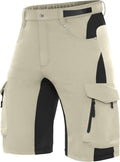 XKTTAC Men's Outdoor Quick Dry Stretchy Hiking Shorts - 6 Pockets