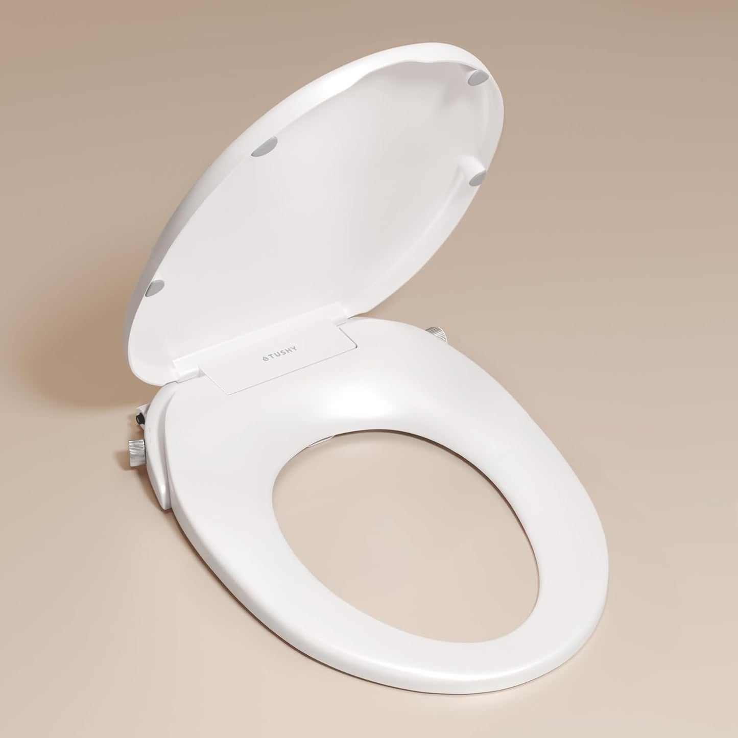 TUSHY Oasis Non-Electric Warm Water Bidet Seat for Comfort