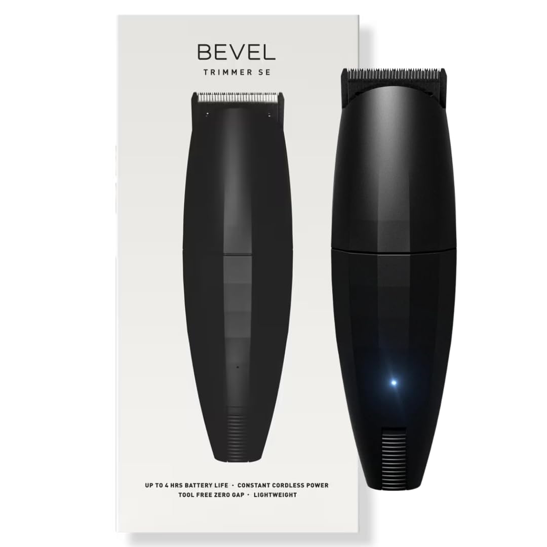 Bevel Beard Travel Trimmer SE - Lightweight Cordless Mustache Trimmer