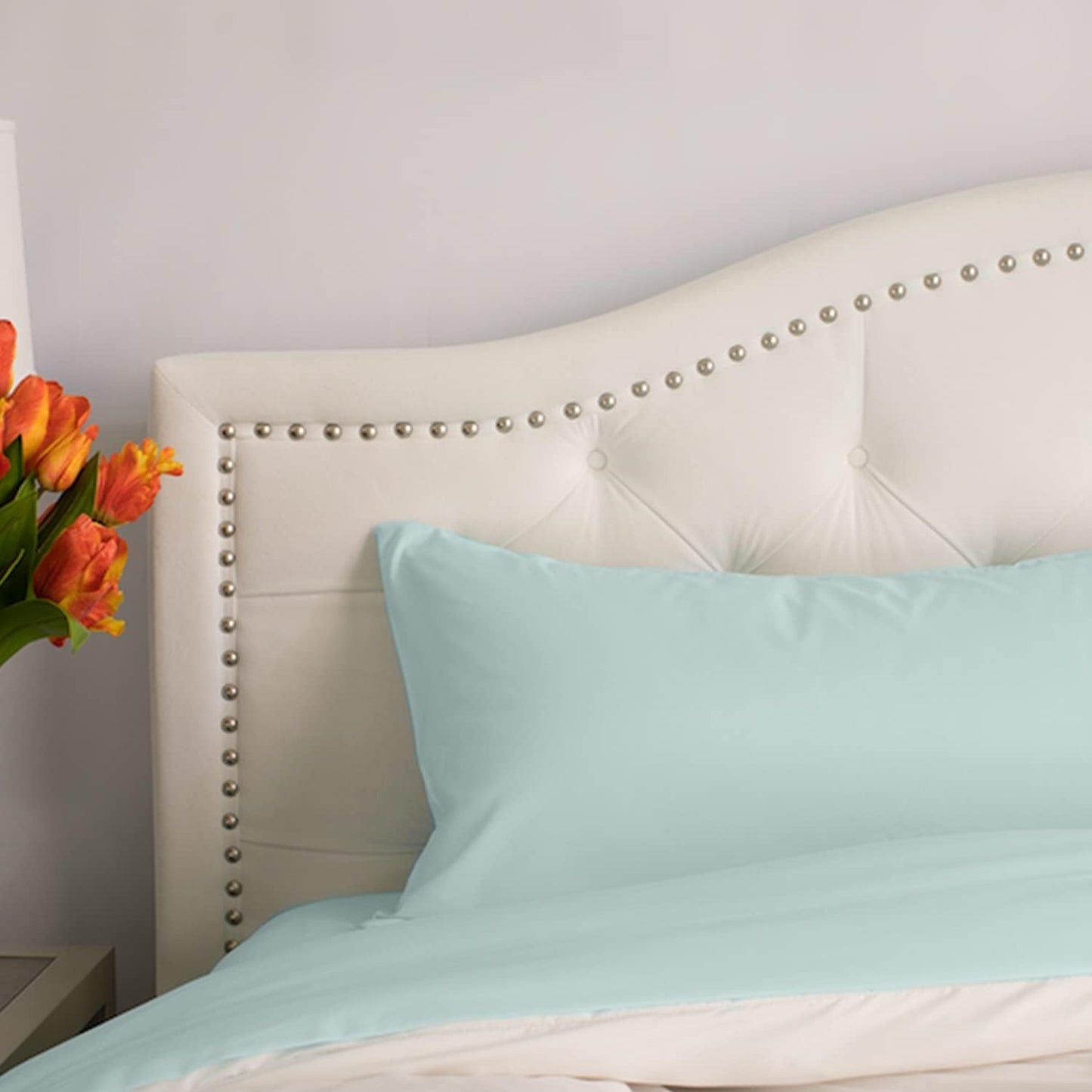 PeachSkinSheets Beach Blue Twin Sheet Set for Hot Sleepers