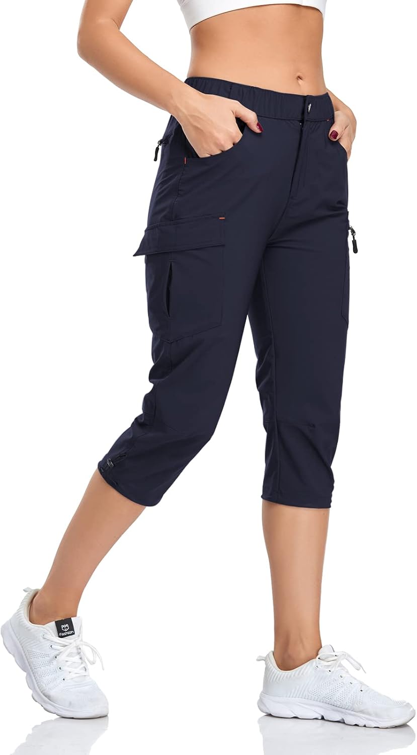 GymBrave Women's Hiking Cargo Pants for Outdoor Adventures