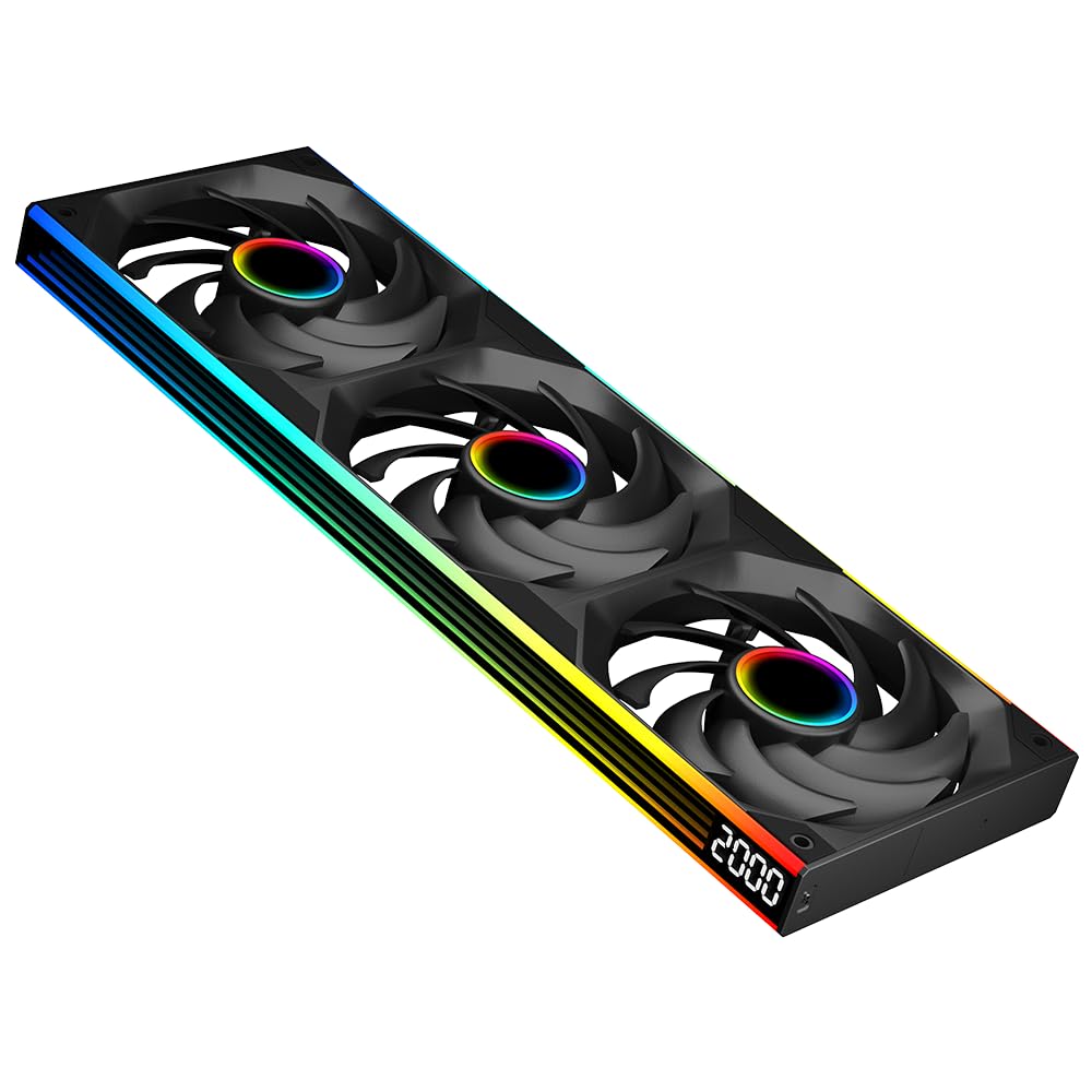 SL360 ARGB PC Case Fan with Infinity Mirror Design for Cooling