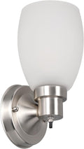 Design House Lydia Wall Sconce with Frosted Glass Shade