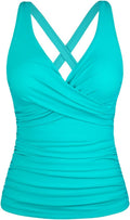 Hilor Women's Underwire Tankini Top Tummy Control (Style D7D3)