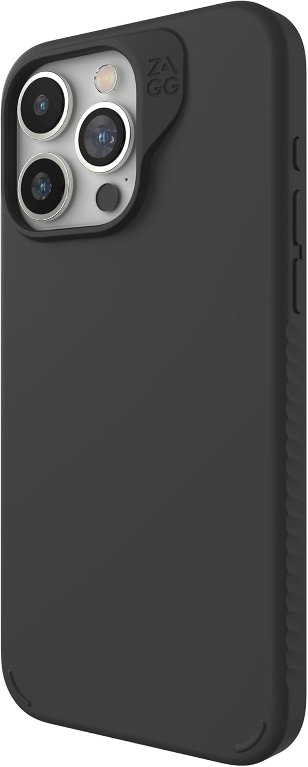 ZAGG Manhattan Snap iPhone 15 Pro Max Case - Tough Silicone Design