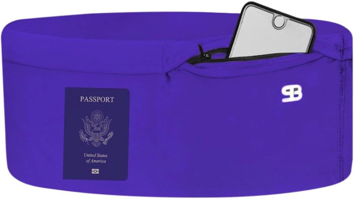 Unisex Travel Money Belt with Large Security Pockets for All