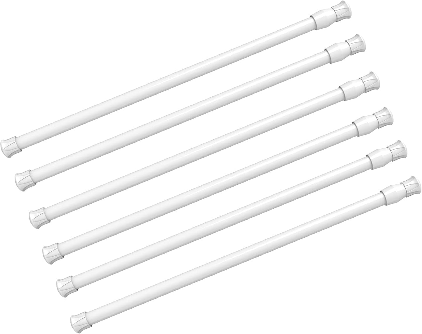 Small White Tension Rods 12-20in: Perfect for Small Windows