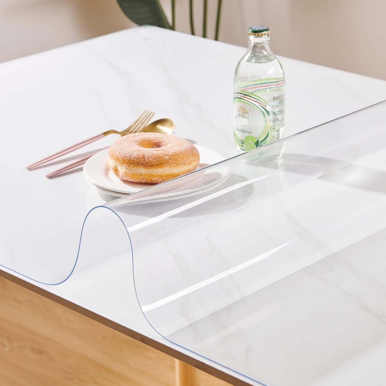 Clear Table Cover Protector 32 x 60 Inch for All Tables