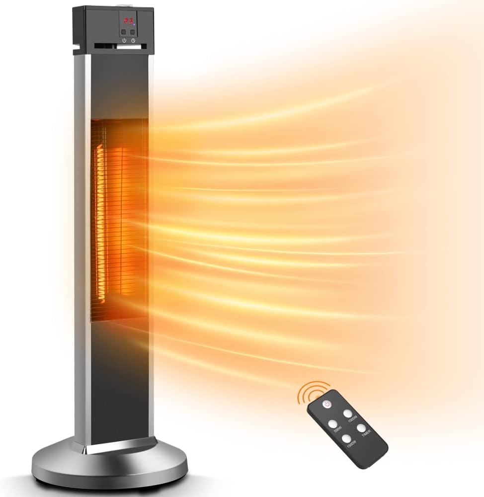 TRUSTECH Electric Patio Heater: Instant Warmth