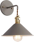 Wall Sconce Lamps Lighting Fixture with On Off Switch - Gray Macaron