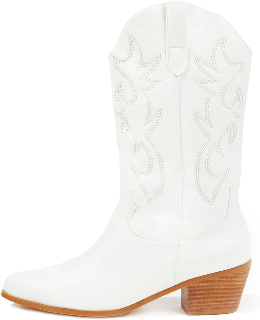 Erocalli Cowgirl Ankle Boot: Stylish Western Stitched Booties