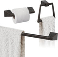 Oil Rubbed Bronze Towel Bar Set for Elegant Bathroom Decor