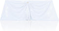 White Sequin Tablecloth Table Topper Rectangular 90ft x 132ft