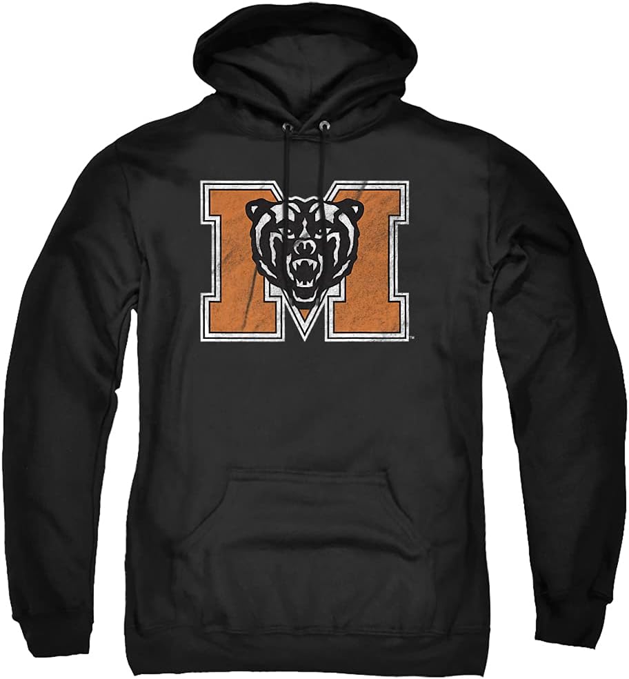 Official Collegiate Distressed Logo Pullover Hoodie Collection