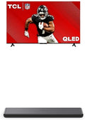 TCL 65-Inch QLED 4K Smart TV with Dolby Atmos Sound Bar