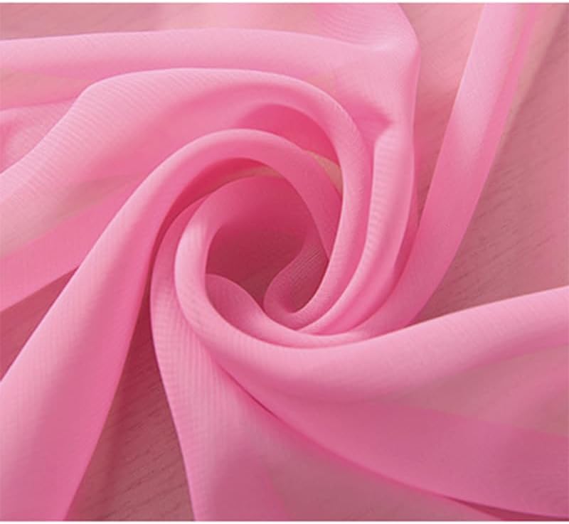 YYCRAFT Chiffon Fabric by The Yard 59in Wide for Fashion