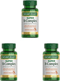 Nature's Bounty Super B Complex Vitamins with Vitamin C & Folic Acid