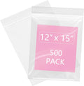 iMailer 500 Pcs 12in x 15in Large Plastic Zip Bags Review