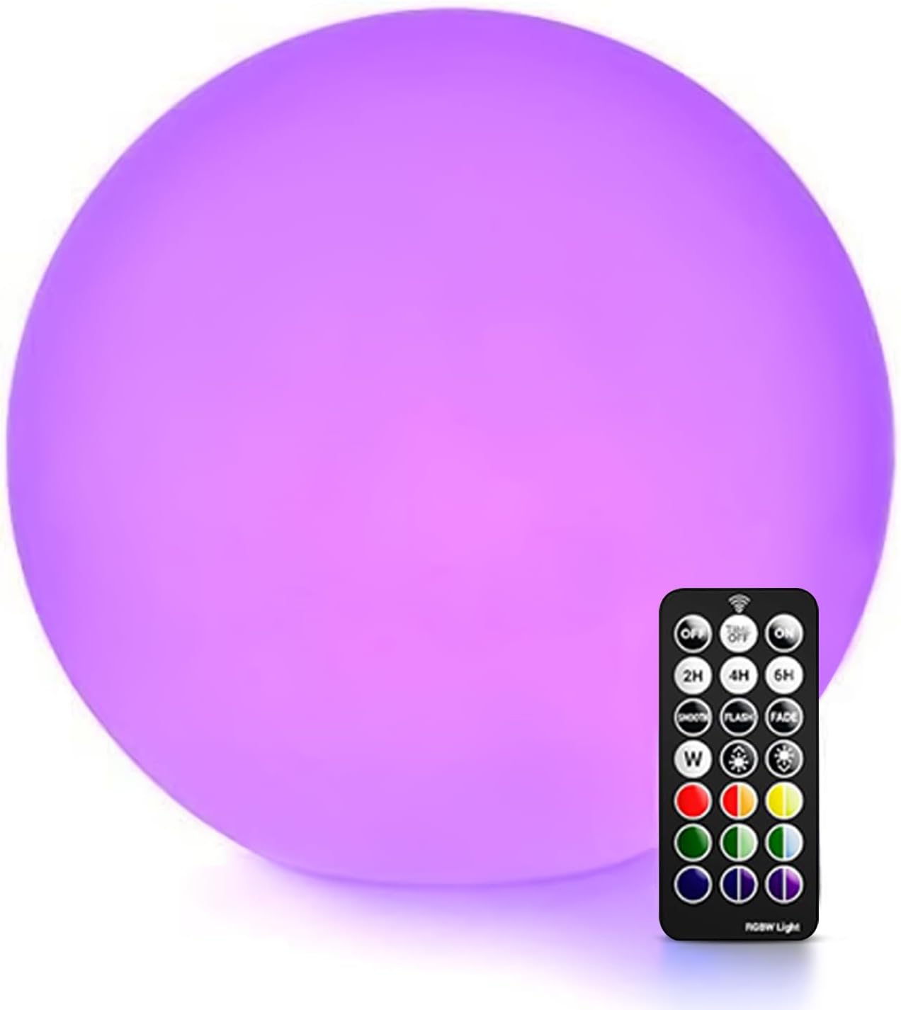 LOFTEK 12-inch LED Dimmable Light Ball for Pool and Home