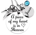 Memorial Gift Stainless Steel Pendant Necklace - Thoughtful