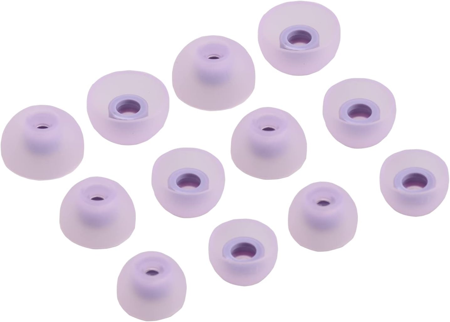 6 Pairs Lavender Silicone Ear Tips for Galaxy Buds 2