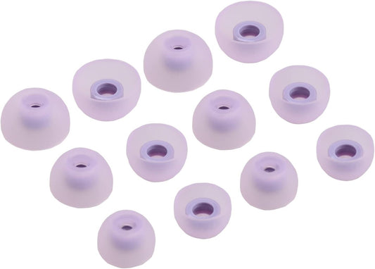 6 Pairs Lavender Silicone Ear Tips for Galaxy Buds 2