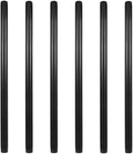 GeilSpace 3/4ft 28in Pre-Cut Black Metal Pipe 6 Pack - Industrial DIY