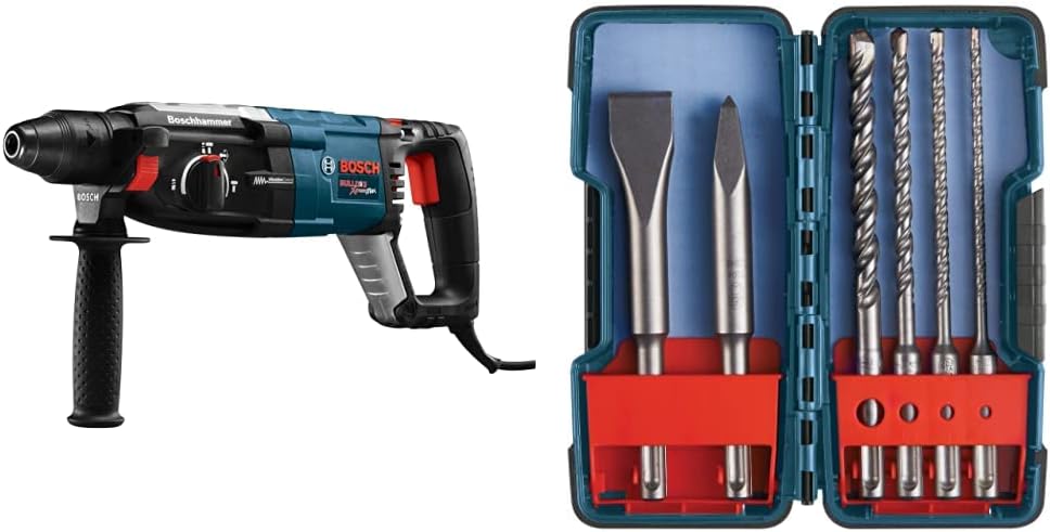 BOSCH GBH2-28L 1-1/8 in SDS-plus Bulldog Xtreme Hammer Set
