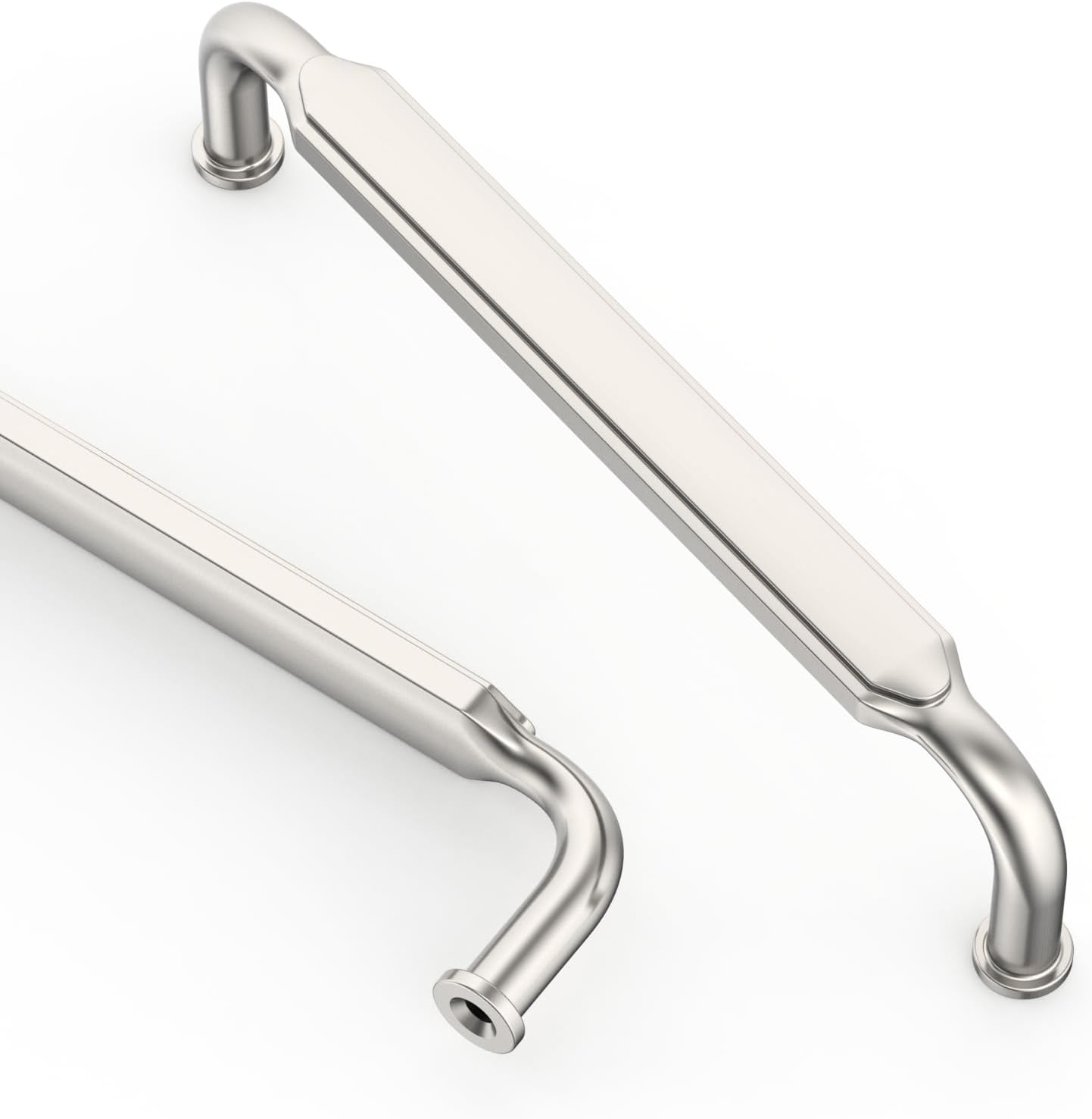 Brushed Satin Nickel Kitchen Cabinet Handles for Modern Homes