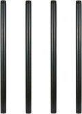 1in 20in Pre-Cut Black Metal Pipe - Industrial DIY Shelving