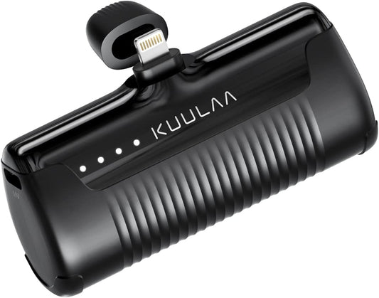 Kuulaa 4500mAh Lightning Portable Charger - iPhone 14/13/12 Series Compatible! 