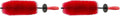 Chemical Guys Red Rocket Detailing Brush 2 Pack - Reach Deep Cleaning