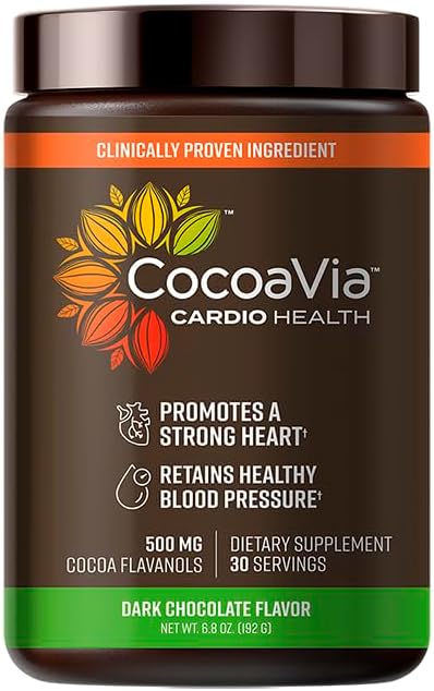 CocoaVia Cardio Health Cocoa Powder for Heart and Circulation
